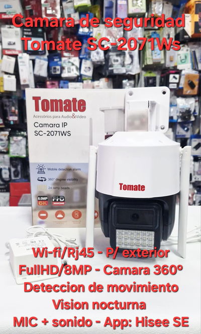 Camara de seguridad WiFi Tomate 2071WS - exterior