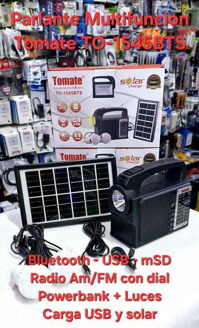Parlante Bluetooth TOMATE TO-1545BTS