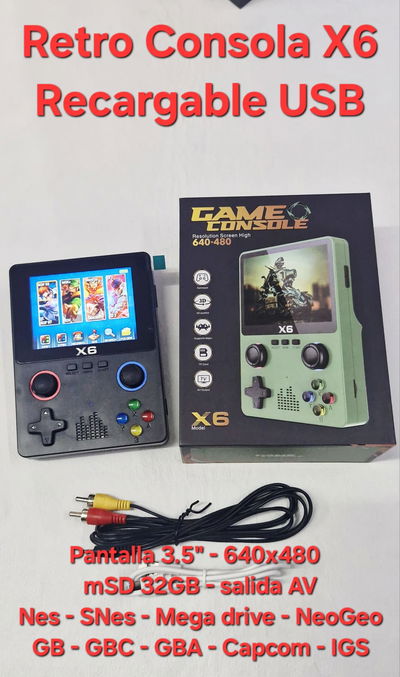 Retro Consola Portatil X6 - 32GB