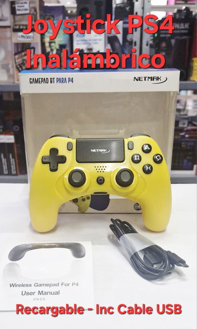Joystick PS4 NETMAK inalambrico