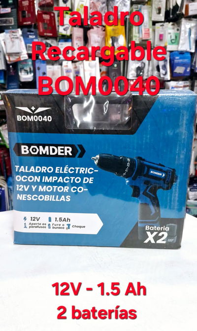 Taladro recargable BOM0040 12V