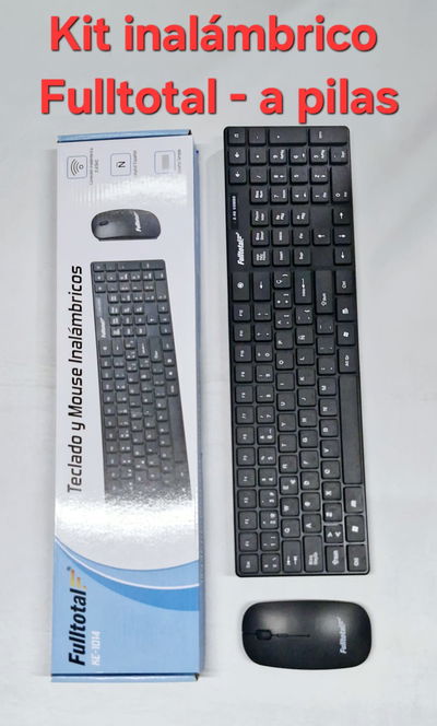 Kit Mouse Y Teclado Inalambrico Usb Fulltotal Ke-1014