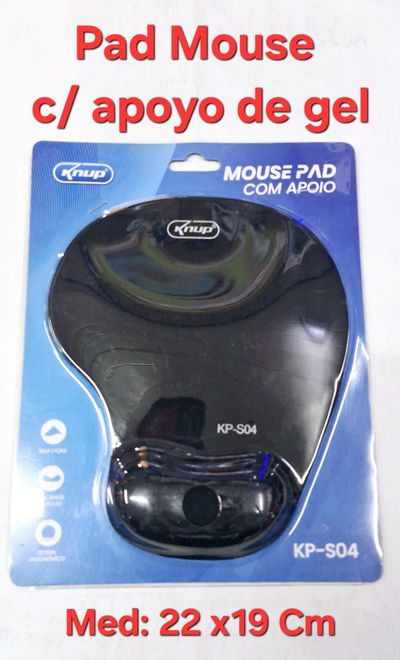 Pad mouse c/gel Knup Kp-S04