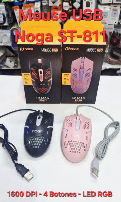 Mouse C/Cable Usb Noga Stormer St-811