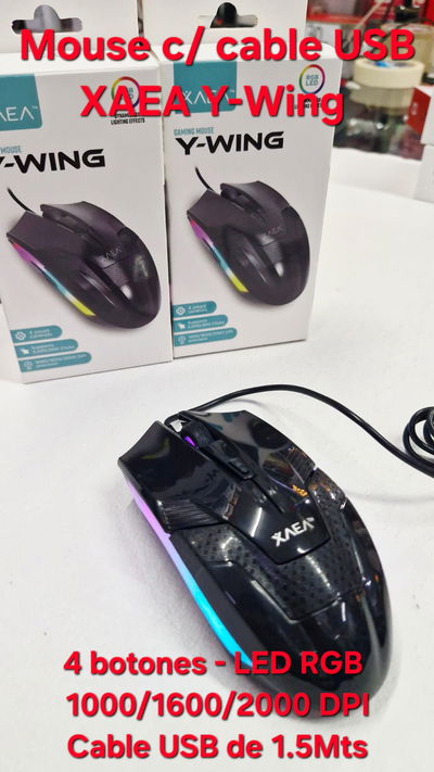 Mouse C/Cable Usb XAEA Y-Wing