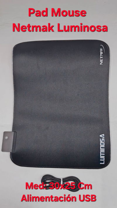 Pad mouse Retroiluminado Netmak Nm.Luminosa