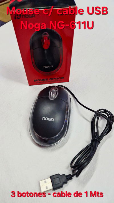 Mouse C/Cable Usb Noga Ng-611U