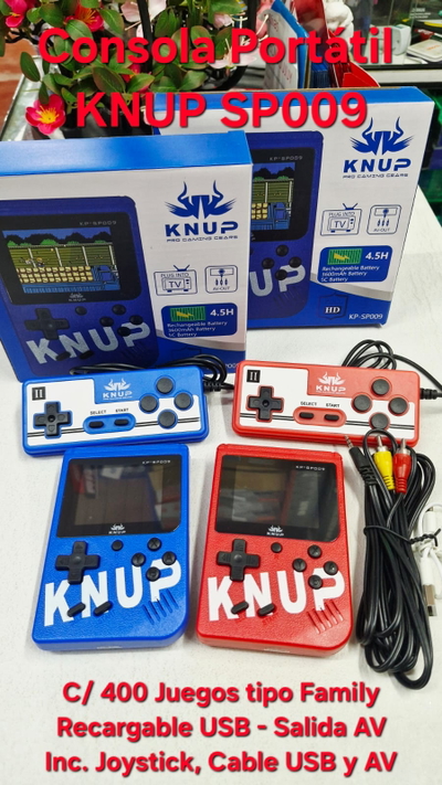 Retro Consola Portatil KNUP KP-SP009