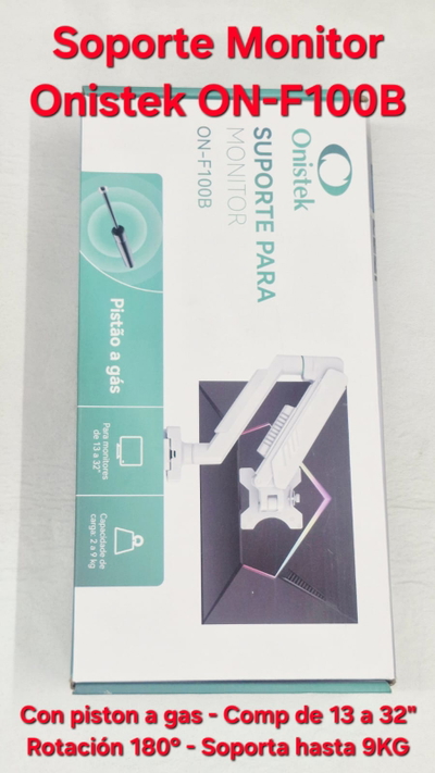Soporte de Mesa Monitor / TV 19 a 32 Pulg ONISTEK ON-F100B - Blanco