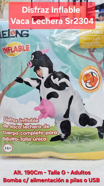 Disfraz Inflable Vaca Lechera SR2304 Adultos