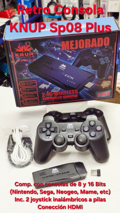Retro Consola Stick KNUP SP018 Plus