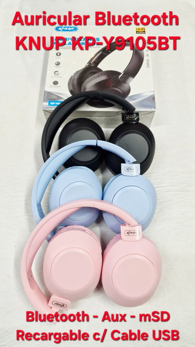 Auricular Bluetooth  KNUP KP-Y9105BT