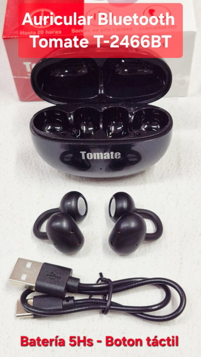 Auricular Bluetooth Tomate T-2466BT