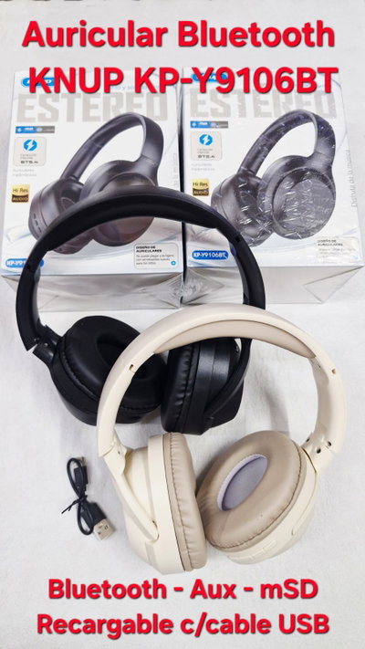 Auricular Bluetooth  KNUP KP-Y9106BT