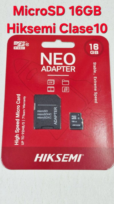 Microsd 16 Gb HIKSEMI Clase10