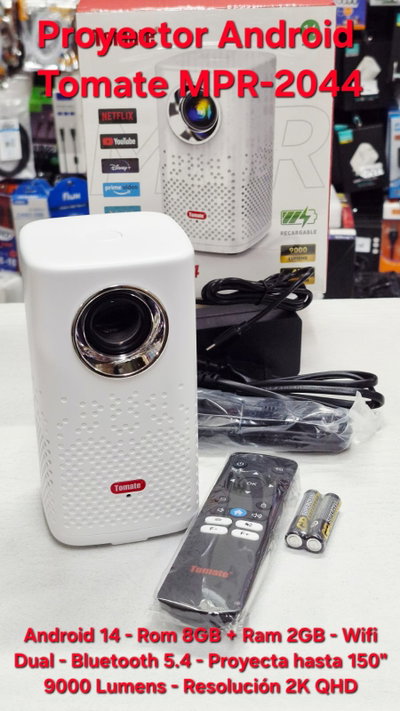 Proyector ANDROID TOMATE MPR-2044