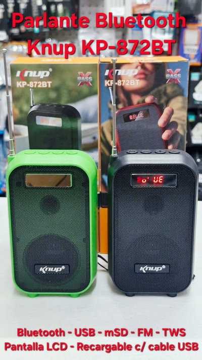 Parlante Bluetooth KNUP KP-872BT