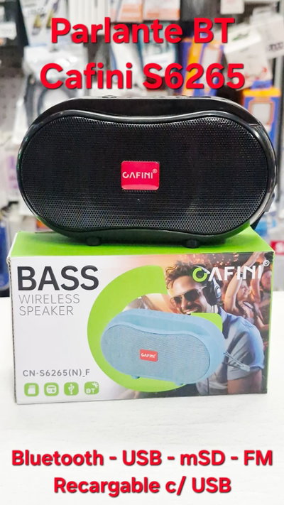 Parlante Bluetooth CAFINI S6265