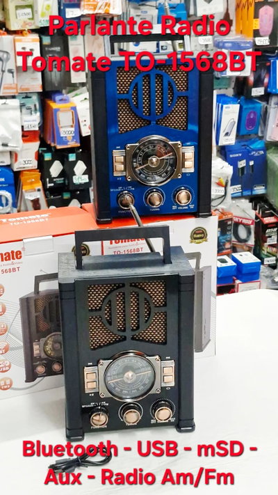 Parlante Bluetooth Radio TOMATE TO-1568BT