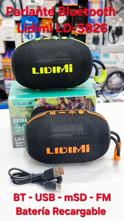 Parlante Bluetooth LIDIMI LD-S826