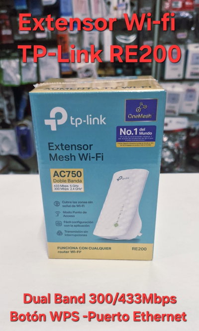 Extensor Wifi TP-LINK RE200 Doble Banda