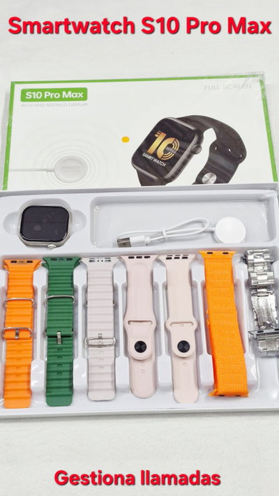 Smartwatch S10 Pro Max - 7 mallas