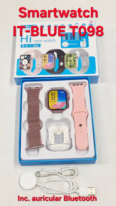 Smartwatch IT-BLUE T098 - Rosa