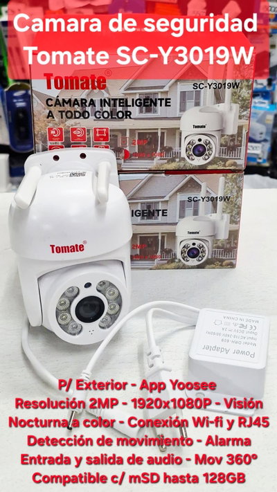 Camara de seguridad WiFi Tomate SC-Y3019W - Exterior