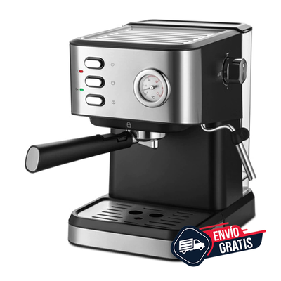 Cafetera Espresso Semi Automática Con Espumador De Leche