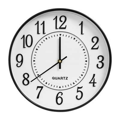 Reloj De Pared 30cm Analógico