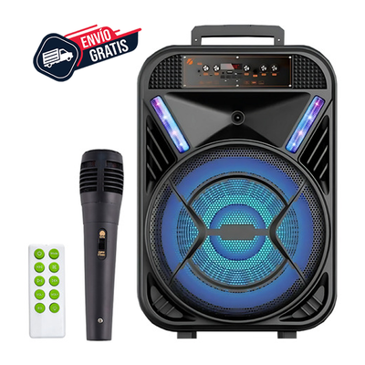 Parlante Portátil 12 Pulgadas Bluetooth Rgb