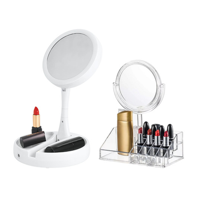 Espejo Maquillaje Y Organizador De Cosméticos