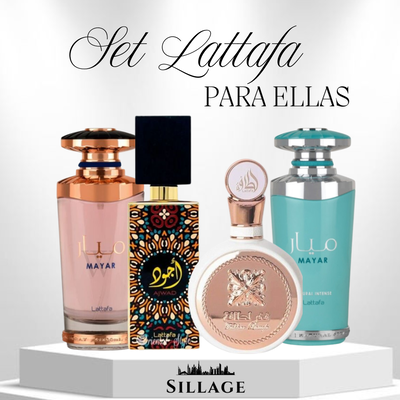 Set "LATTAFA" para ellas 