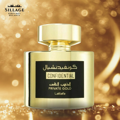 Confidential Private Gold 100 ML EDP ~LATTAFA~