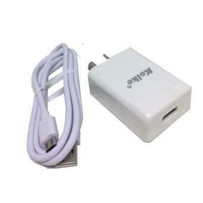 CARGADOR KOLKE CELULARES CON CABLE MICRO USB