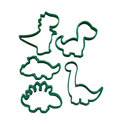 DINOSAURIOS CORTANTES PACK 5 PIEZAS