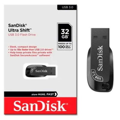 PENDRIVE 32GB SANDISK ULTRA SHIFT 3.0