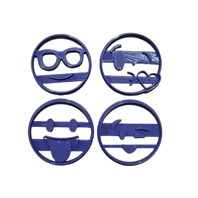 EMOJIS CORTANTES PACK 4 PIEZAS