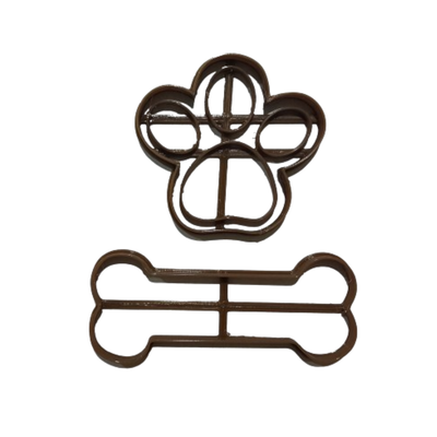 HUELLA Y HUESO CORTANTES PACK 2 PIEZAS