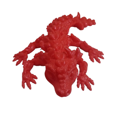 DRAGON LOVELY CON CORAZONES ARTICULADO