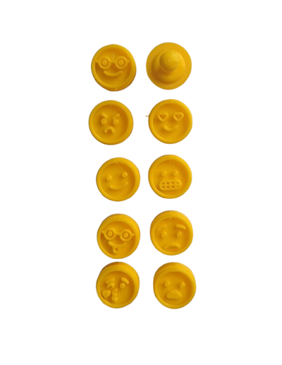 SELLOS STAMPS EMOJIS CON SOPORTE 10U