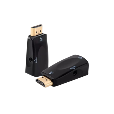 CONVERSOR INTCO HDMI A VGA CON SALIDA DE AUDIO 3.5MM SIN CABLES