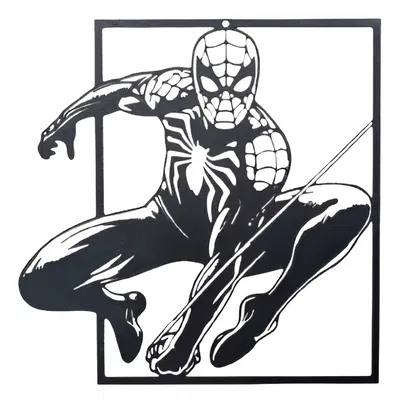 SILUETA HOMBRE ARAÑA 25CM