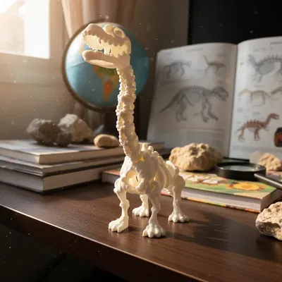 DINOSAURIO ESQUELETO BRAQUIOSAURIO