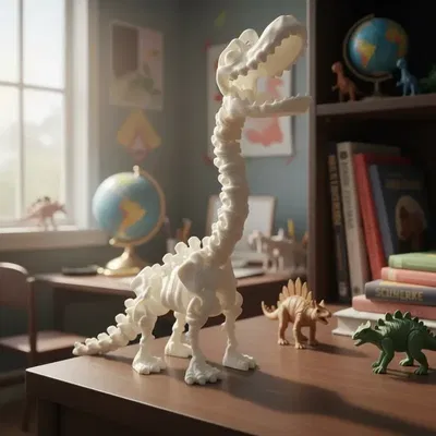 DINOSAURIO ESQUELETO BRAQUIOSAURIO XXL