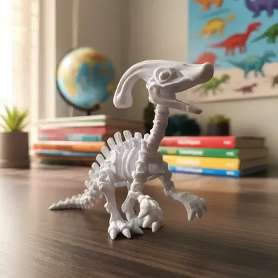 DINOSAURIO ESQUELETO PARASAUROLOPHUS