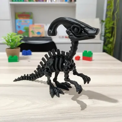 DINOSAURIO ESQUELETO PARASAUROLOPHUS