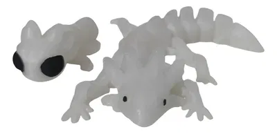 PACK AXOLOTE ARTICULADO + MINI AXOLOTE ARTICULADO BRILLA OSCURIDAD