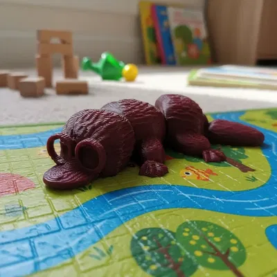 MINI ORNITORRINCO CON LENTES