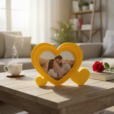 PORTARRETRATO PARA FOTOS CORAZON